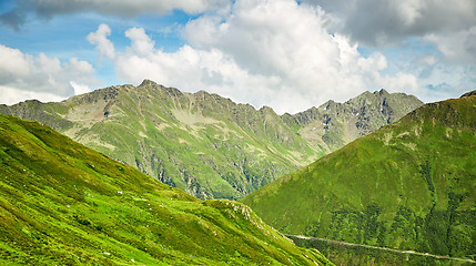 Image showing Swiss Alps landscape