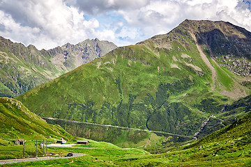 Image showing Swiss Alps landscape