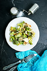 Image showing fried broccoli