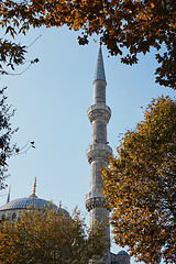 Image showing Blue Mosque Sultan Ahmet Cami in Istanbul Turkey