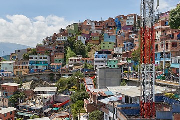 Image showing View of Comuna 13 in Medellin