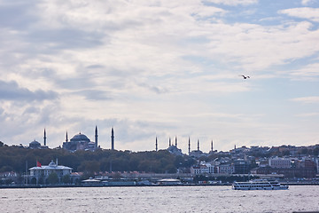 Image showing panoramic view of the city of Istanbul, Turkey