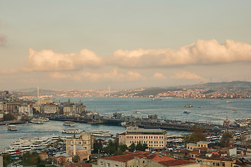 Image showing view of the city of Istanbul from a height