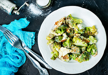 Image showing fried broccoli