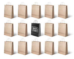 Image showing black Friday. paper bags