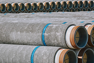 Image showing Storage of Pipes