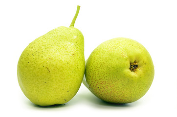 Image showing Fresh pear fruit isolated