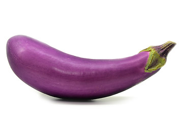 Image showing Eggplant or aubergine isolated