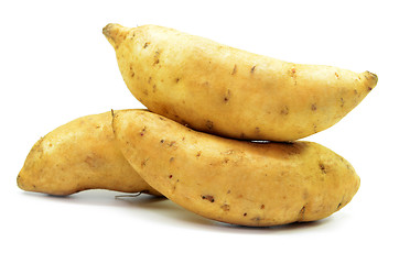 Image showing Sweet potatoes isolated