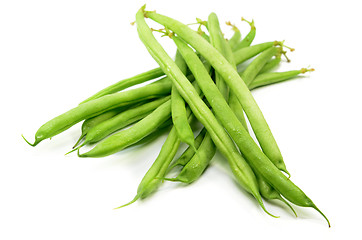 Image showing Green french beans isolated