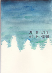 Image showing all is calm postcard