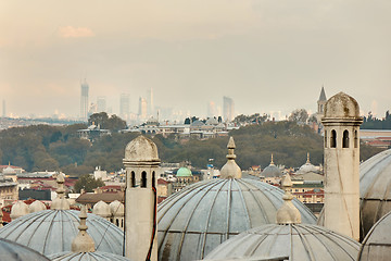 Image showing View of dome of the mosque, Istanbul, Turkey