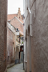 Image showing street in Bruges, Belgium