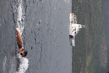 Image showing Faros swimming marathon