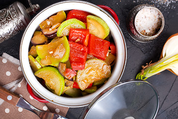 Image showing baked vegetables