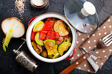 Image showing baked vegetables