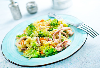 Image showing octopus with vegetables