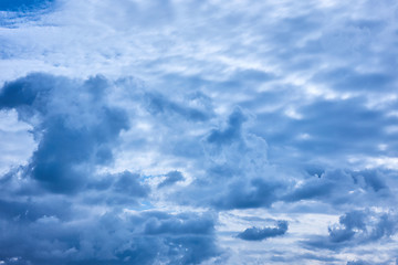 Image showing Sky and clouds beautiful background