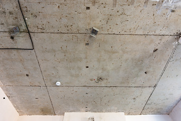 Image showing Concrete ceiling from the developer in the new building