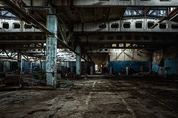 Image showing Building interior in Jupiter Factory, Chernobyl Exclusion Zone 2019