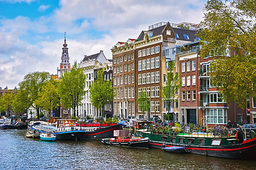 Image showing Amsterdam in the Spring