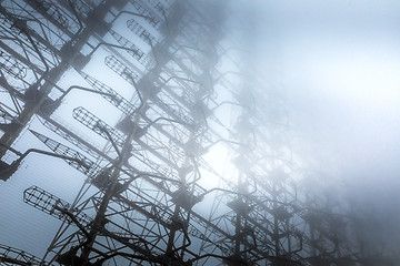 Image showing Duga Antenna Complex in Chernobyl Exclusion zone 2019