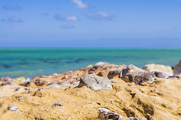 Image showing Rocky Beach Abstract