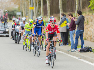 Image showing The Peloton in Barcelona - Tour de Catalunya 2016