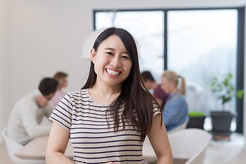 Image showing Startup Business Team At A Meeting at modern office building