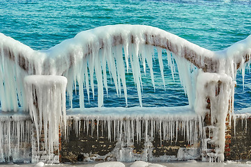 Image showing Icy Arch with Icicles