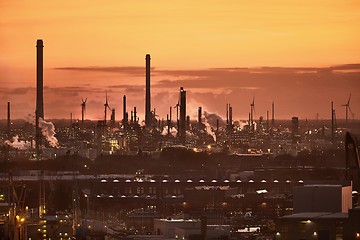 Image showing Dramatic Industrial Landscape