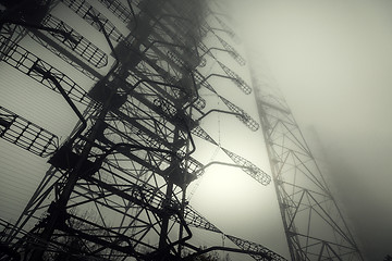 Image showing Duga Antenna Complex in Chernobyl Exclusion zone 2019