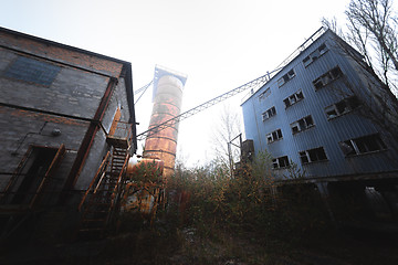 Image showing Abandoned cement factory near Chernobyl Nuclear Power Plant