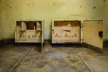 Image showing Nuclear waste containers in Chernobyl