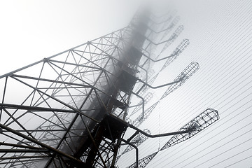 Image showing Duga Antenna Complex in Chernobyl Exclusion zone 2019