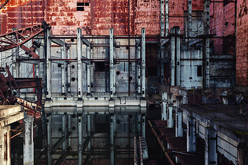 Image showing Part of an Unfinished Nuclear Reactor in Chernobyl