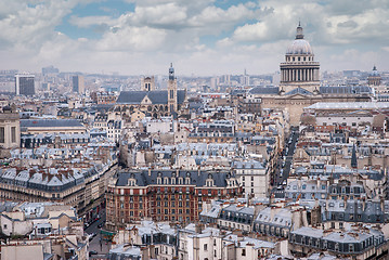 Image showing top view on Paris .