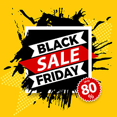 Image showing Black Friday Sale Label