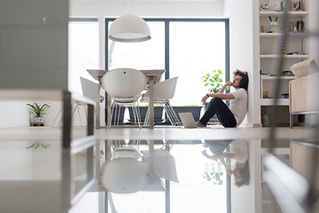 Image showing man enjoying relaxing lifestyle