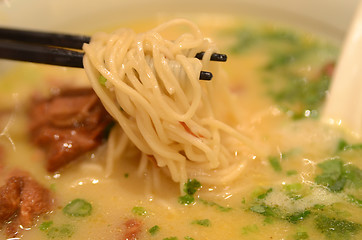 Image showing Japanese ramen in restaurant