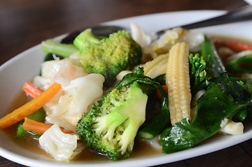 Image showing Stir-Fried Mixed Vegetables