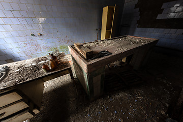 Image showing Autopsy room in Pripyat hospital