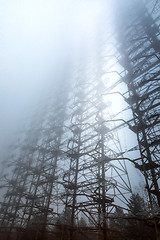 Image showing Duga Antenna Complex in Chernobyl Exclusion zone 2019