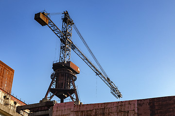 Image showing Part of an Unfinished Nuclear Reactor in Chernobyl