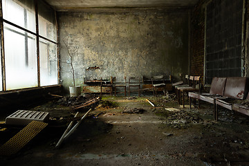 Image showing Waiting room at the hospital of Pripyat