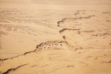 Image showing Desert texture shot from above