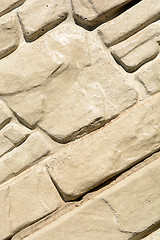 Image showing Details of stone texture, old stone background.