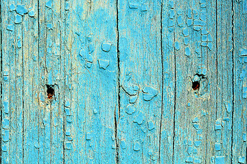 Image showing Texture of blue wood background closeup