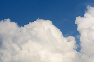 Image showing blue sky with cloud