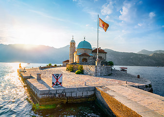 Image showing Church on Island